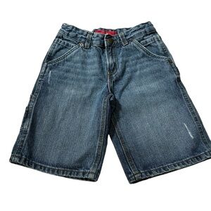 Levi’s Denim Shorts Cargo Utility Adjustable Waist 100% Cotton Boys Size 7